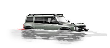 Ford Bronco Everglades design sketch